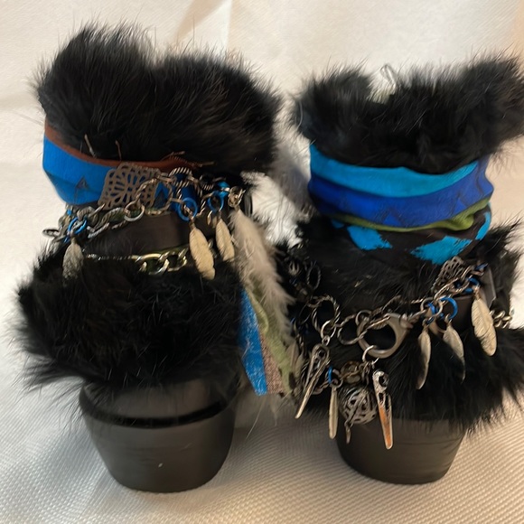 Durango Men’s Size 10 Rare Steampunk Black Leather Cowboy Boots - Picture 9 of 12